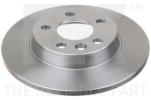 Nk Bremsscheibe Hinterachse VOLL [Hersteller-Nr. 204767] für VW, Seat