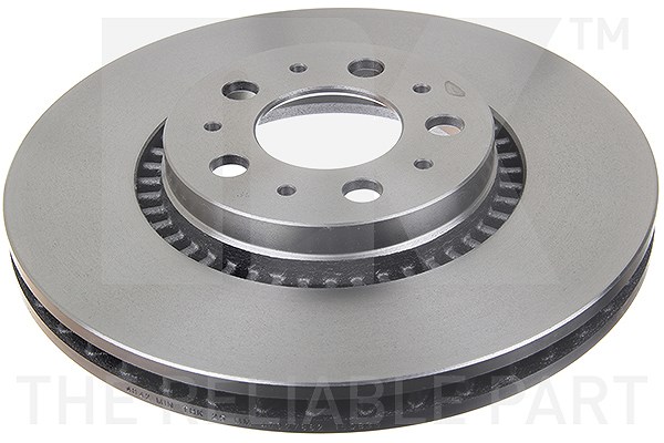 Nk Bremsscheibe Vorderachse BELÜFTET [Hersteller-Nr. 204842] für Volvo