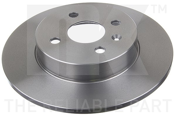 Nk Bremsscheibe hinten VOLL 4-Loch [Hersteller-Nr. 203655] für Opel, Vauxhall