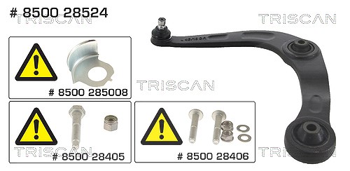 Triscan Lenker, Radaufhängung [Hersteller-Nr. 850028524] für Peugeot