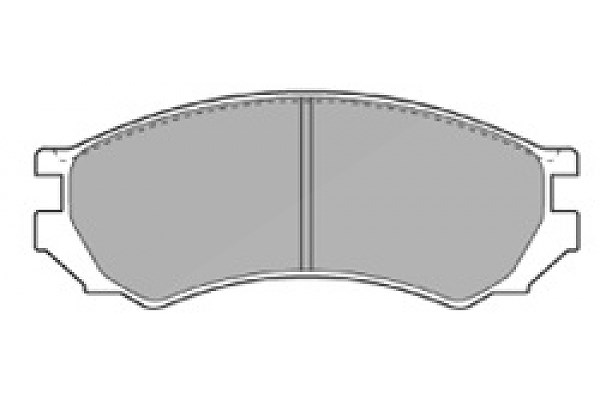 Mapco Bremsbeläge Vorderachse [Hersteller-Nr. 6345] für Nissan