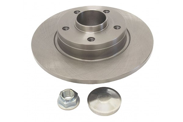 Mapco 1x Bremsscheibe Hinterachse Voll + Radlager mit ABS [Hersteller-Nr. 25125] für Opel, Nissan, Renault