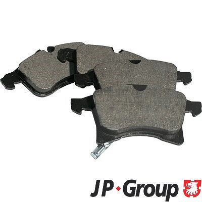 Jp Group Satz Bremsbeläge Vorderachse [Hersteller-Nr. 1263600410] für Vauxhall, Opel