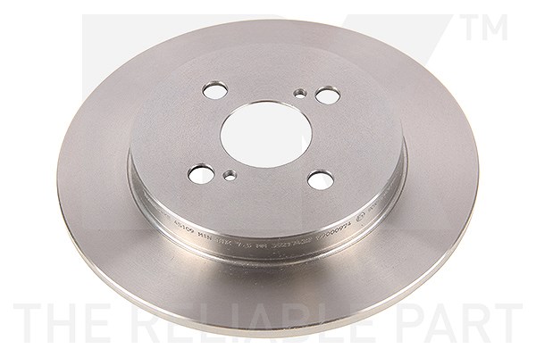 Nk Bremsscheibe Hinterachse VOLL [Hersteller-Nr. 2045109] für Aston Martin, Toyota