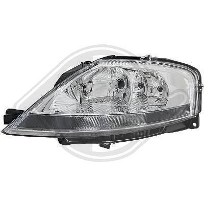 Diederichs Scheinwerfer H7/H1 mit Stellmotor für LWR [Hersteller-Nr. 4005083] für Citroën