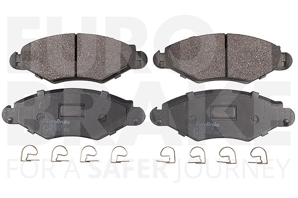 Eurobrake Bremsbelagsatz Vorderachse [Hersteller-Nr. 5502223739] für Peugeot