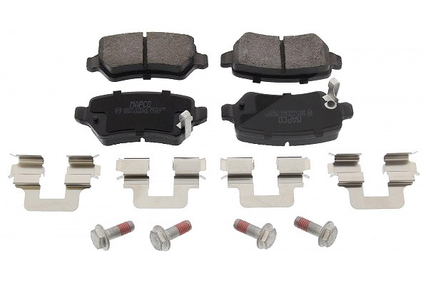 Mapco Bremsbelagsatz Hinterachse (System LUCAS) [Hersteller-Nr. 6605] für Vauxhall, Opel, Kia, Honda, Chevrolet