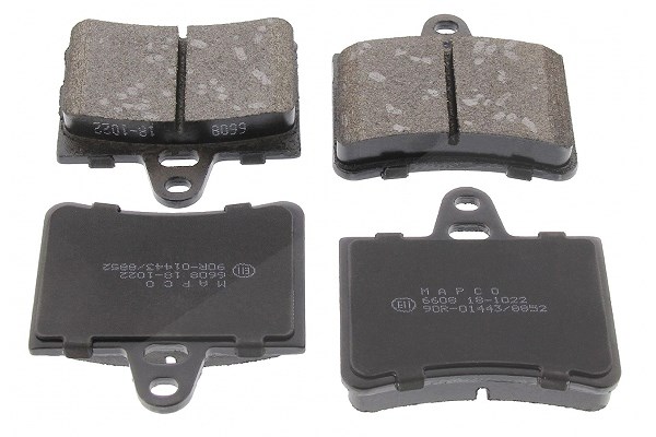 Mapco Bremsbelagsatz Hinterachse [Hersteller-Nr. 6608] für Citroën