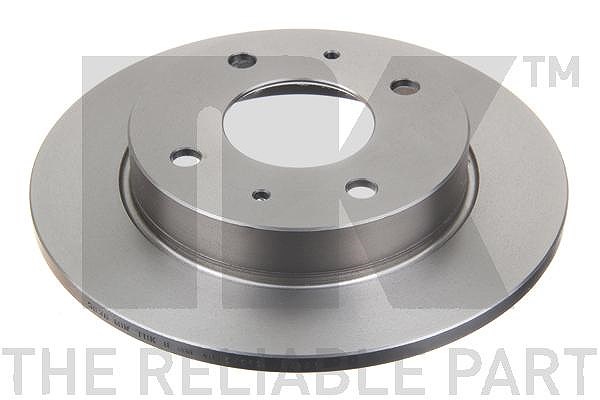Nk Bremsscheibe Hinterachse Voll [Hersteller-Nr. 203036] für Mitsubishi, Smart