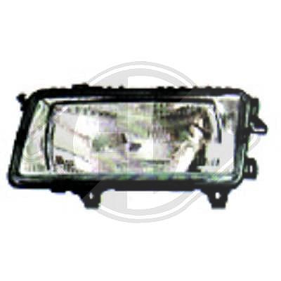 Diederichs Scheinwerfer H4 ohne Stellmotor für LWR [Hersteller-Nr. 1014981] für Audi