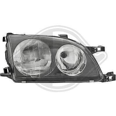 Diederichs Scheinwerfer H7/H7 elektr. LWR ohne Stellmotor [Hersteller-Nr. 6623080] für Toyota