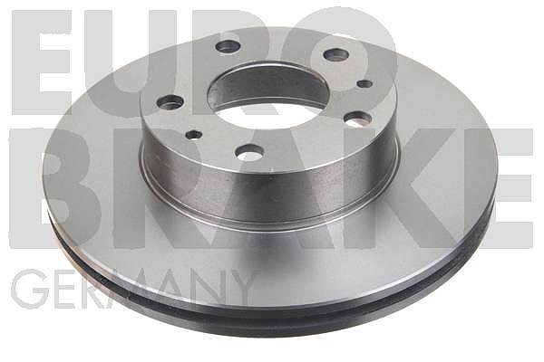 Eurobrake Bremsscheibe Vorderachse Belüftet [Hersteller-Nr. 5815209945] für Fiat, Citroën, Peugeot