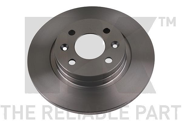 Nk Bremsscheibe Vorderachse Voll [Hersteller-Nr. 203939] für Smart, Renault, Dacia