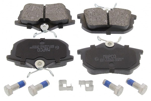 Mapco Bremsbelagsatz Hinterachse [Hersteller-Nr. 6500] für Smart, Volvo, Mitsubishi, Proton