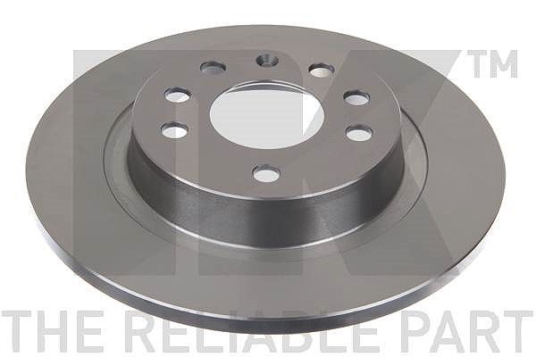 Nk Bremsscheibe Hinterachse VOLL [Hersteller-Nr. 203646] für Citroën, Vauxhall, Saab, Fiat, Opel