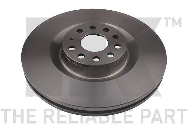 Nk 1x Bremsscheibe Vorderachse BELÜFTET Ø345 [Hersteller-Nr. 204786] für VW, Seat, Skoda, Audi