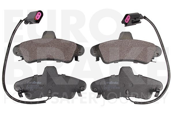 Eurobrake Bremsbeläge Hinterachse inkl Verschleißwarnkontakt [Hersteller-Nr. 5502222520] für Ford