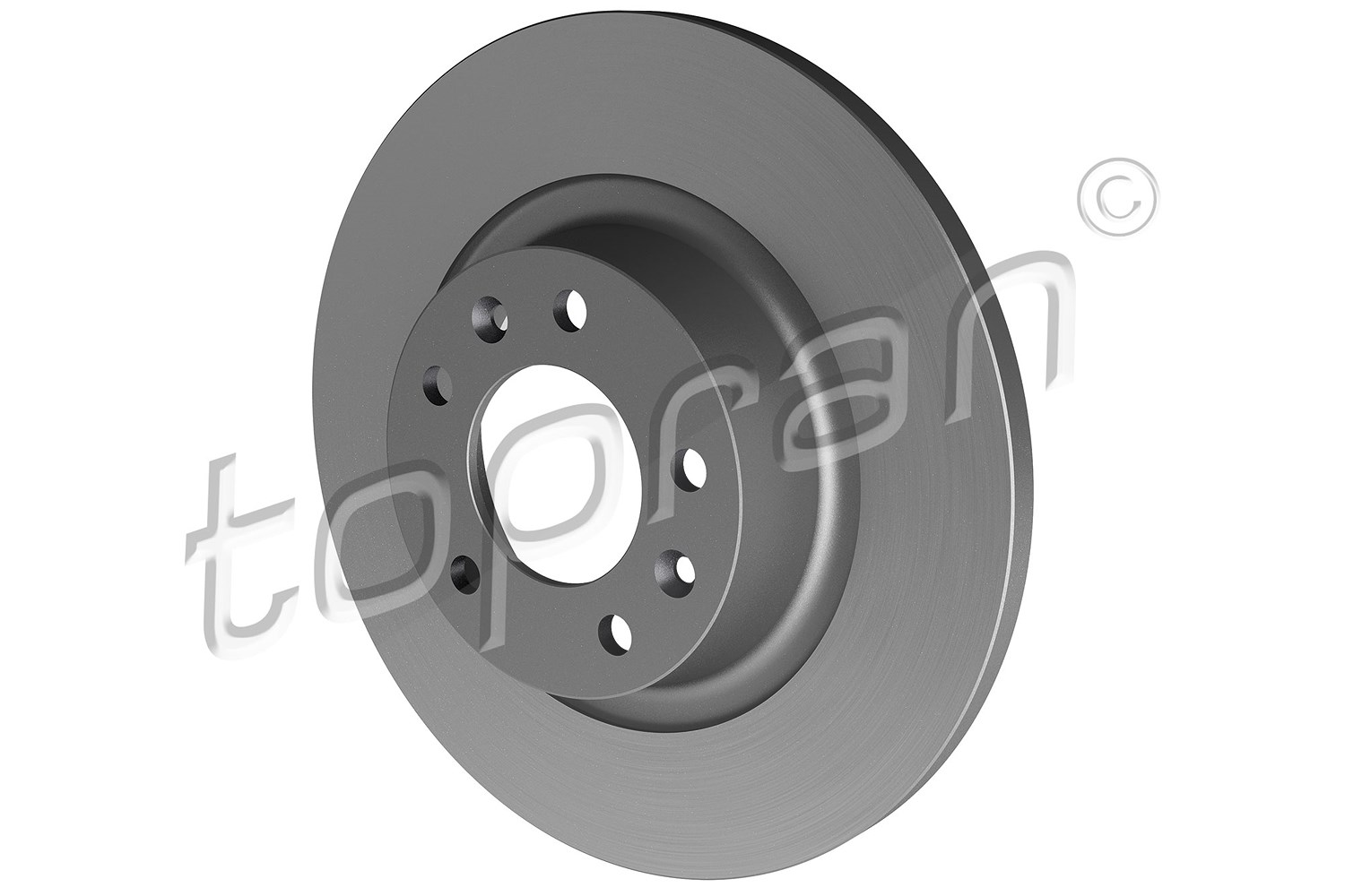 Topran Bremsscheibe Hinterachse Voll [Hersteller-Nr. 722487] für Citroën, Peugeot, Toyota
