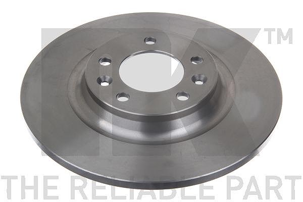 Nk Bremsscheibe Hinterachse Voll [Hersteller-Nr. 203729] für Peugeot, Citroën