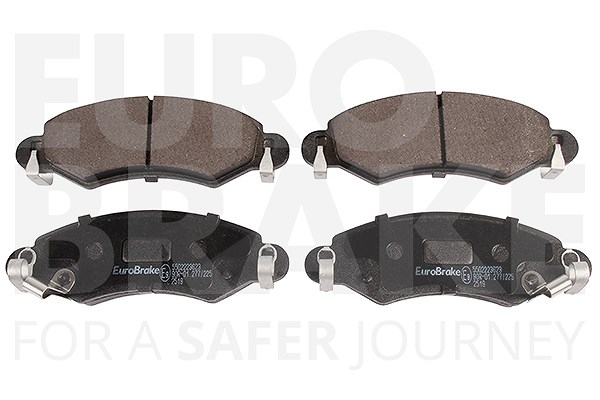 Eurobrake Satz Bremsbeläge Vorderachse [Hersteller-Nr. 5502223623] für Vauxhall, Opel, Suzuki