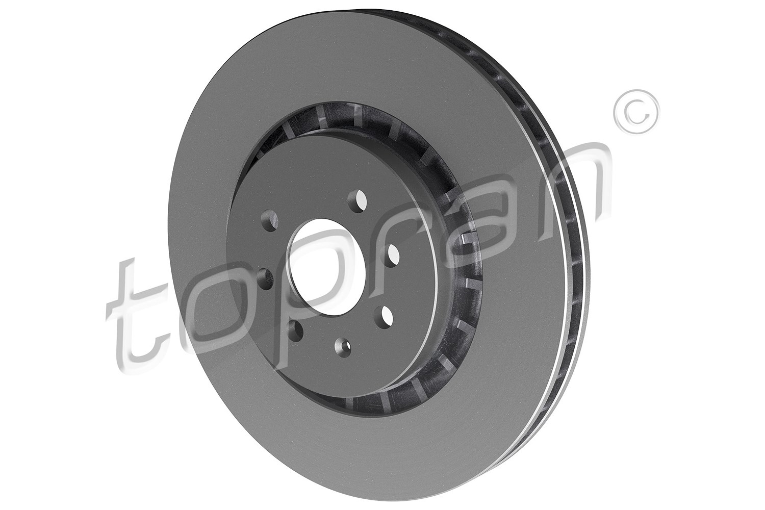 Topran Bremsscheibe vorne innenbelüftet [Hersteller-Nr. 200932] für Vauxhall, Opel