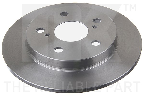 Nk Bremsscheibe Hinterachse Voll [Hersteller-Nr. 2045124] für Toyota