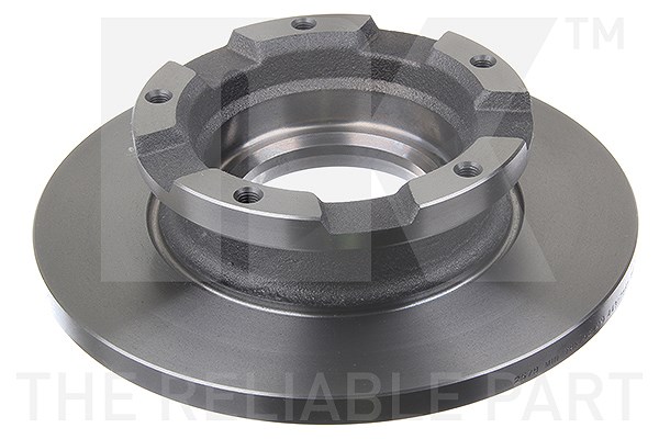 Nk 1x Bremsscheibe Hinterachse voll [Hersteller-Nr. 202579] für Ford