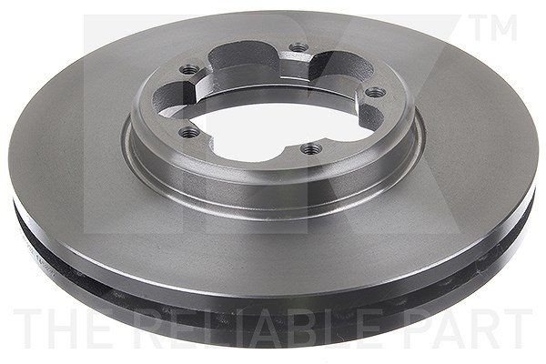 Nk 1x Bremsscheibe Voderachse Belüftet [Hersteller-Nr. 202589] für Ford