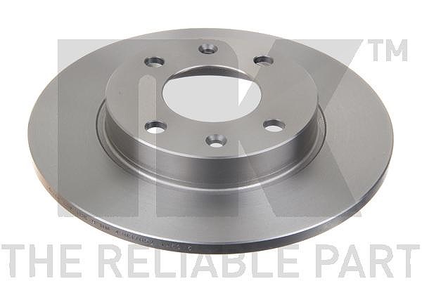 Nk Bremsscheibe Vorder/Hinterachse Voll [Hersteller-Nr. 209910] für Nissan, Peugeot, Renault, Citroën