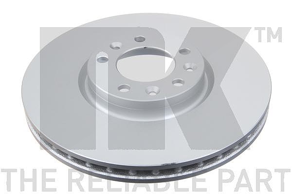 Nk 1x Bremsscheibe Vorderachse belüftet [Hersteller-Nr. 313742] für Opel, Iveco, Vauxhall, Citroën, Toyota, Ds, Peugeot