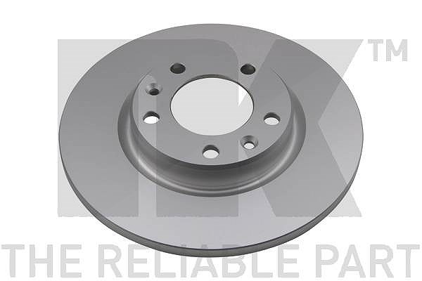 Nk 1x Bremsscheibe Hinterachse Voll [Hersteller-Nr. 313749] für Vauxhall, Ds, Citroën, Peugeot, Opel, Toyota