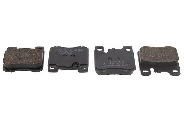 Mapco Bremsbeläge hinten [Hersteller-Nr. 6409] für Mercedes-Benz