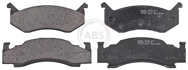 A.b.s. Bremsbelagsatz, Scheibenbremse [Hersteller-Nr. 38086] für Dodge