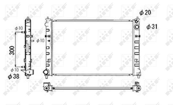 Nrf Kühler, Antriebsbatterie 53684 - Bild 4