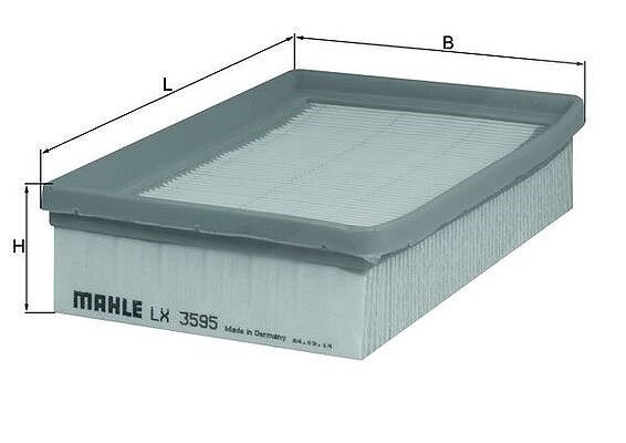 Mahle Luftfilter [Hersteller-Nr. LX3595]