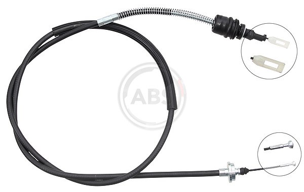 A.b.s. Seilzug, Kupplungsbetätigung [Hersteller-Nr. K28250] für Ldv