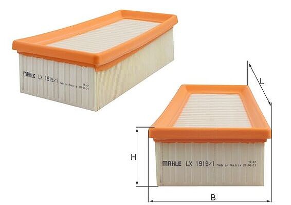 Mahle Luftfilter [Hersteller-Nr. LX1919/1]