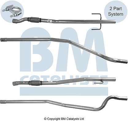 Bm Catalysts Abgasrohr [Hersteller-Nr. BM50864] für Vauxhall