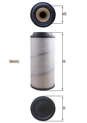 Mahle Luftfilter [Hersteller-Nr. LX1673] für Nissan