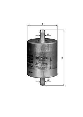 Mahle Kraftstofffilter [Hersteller-Nr. KL145]