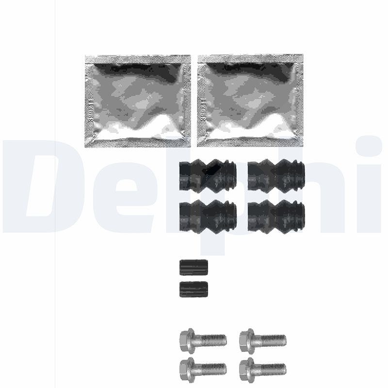 Delphi Zubehörsatz, Scheibenbremsbelag [Hersteller-Nr. LX0358] für Opel, Renault