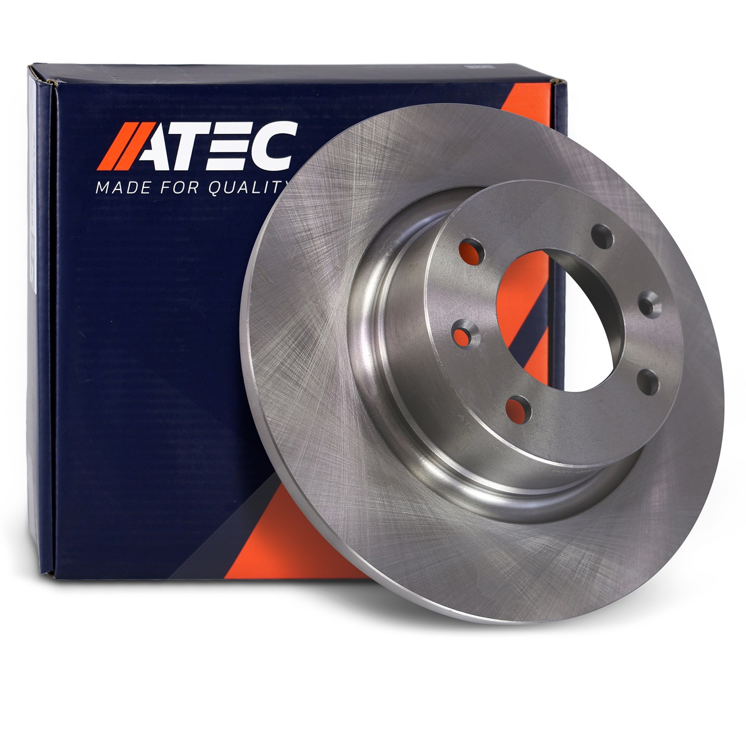 Atec Bremsscheibe Hinterachse Voll [Hersteller-Nr. 10602510] für Citroën