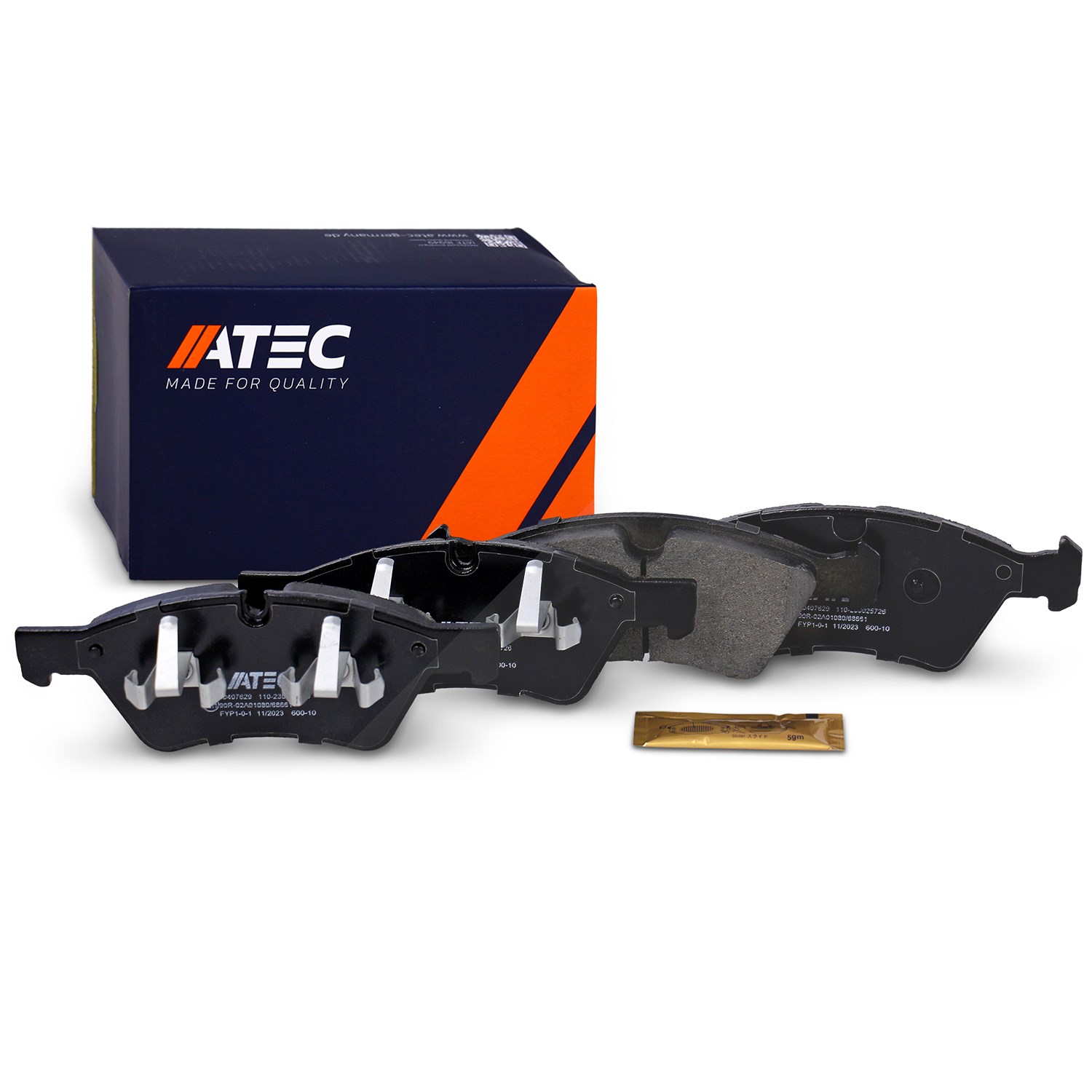 Atec Bremsbeläge vorne (Satz) [Hersteller-Nr. 30407629] für Mercedes-Benz
