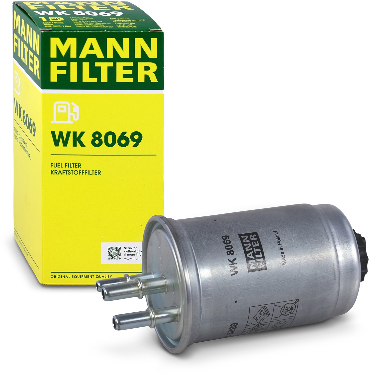 Mann-filter Kraftstofffilter [Hersteller-Nr. WK8069] für Kia, Hyundai