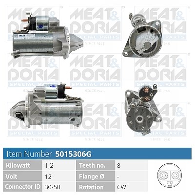 Meat & Doria Starter [Hersteller-Nr. 5015306G] für Ford