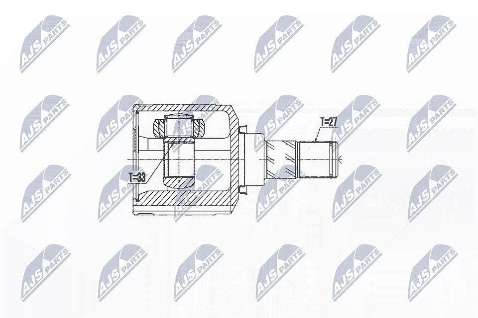 Nty Gelenksatz, Antriebswelle [Hersteller-Nr. NPW-MS-052] für Mitsubishi