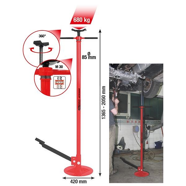 Ks Tools Performance Teleskop-Unterstellstütze, Max. 680 Kg 4042146982235 - Image 4