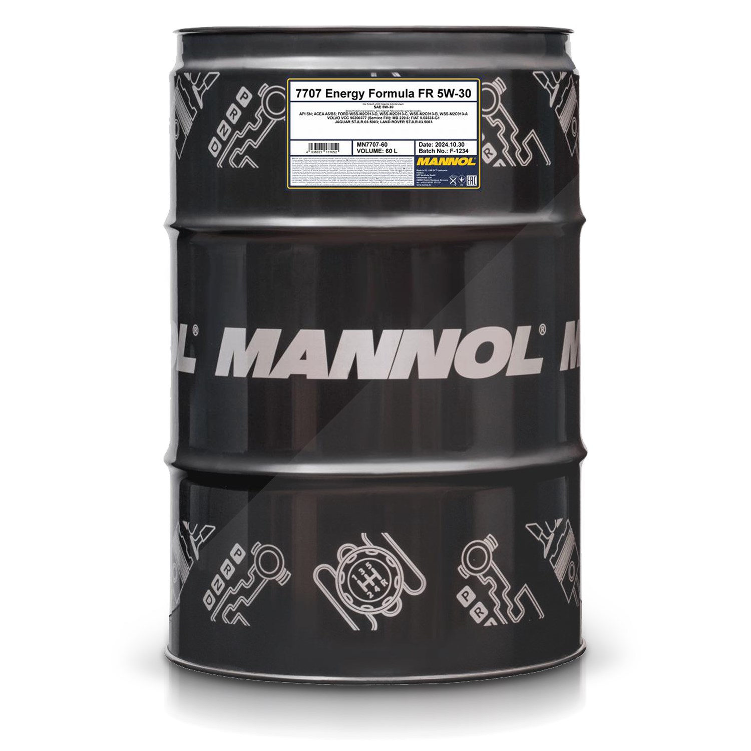 Mannol 60 L 7707 ENERGY FORMULA FR 5W-30 Motoröl [Hersteller-Nr. MN7707-60]