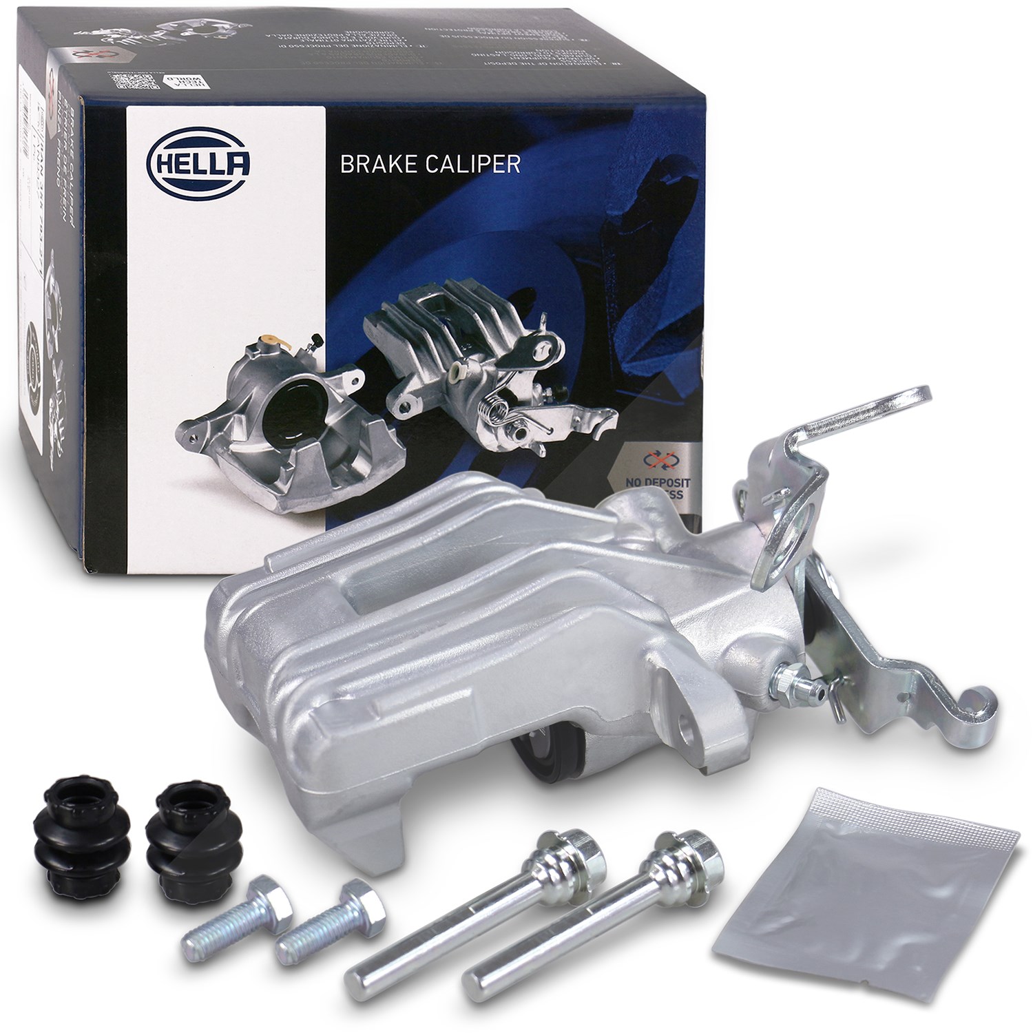 Hella Bremssattel hinten links [Hersteller-Nr. 8AN355783-731] für Audi, VW, Skoda, Seat