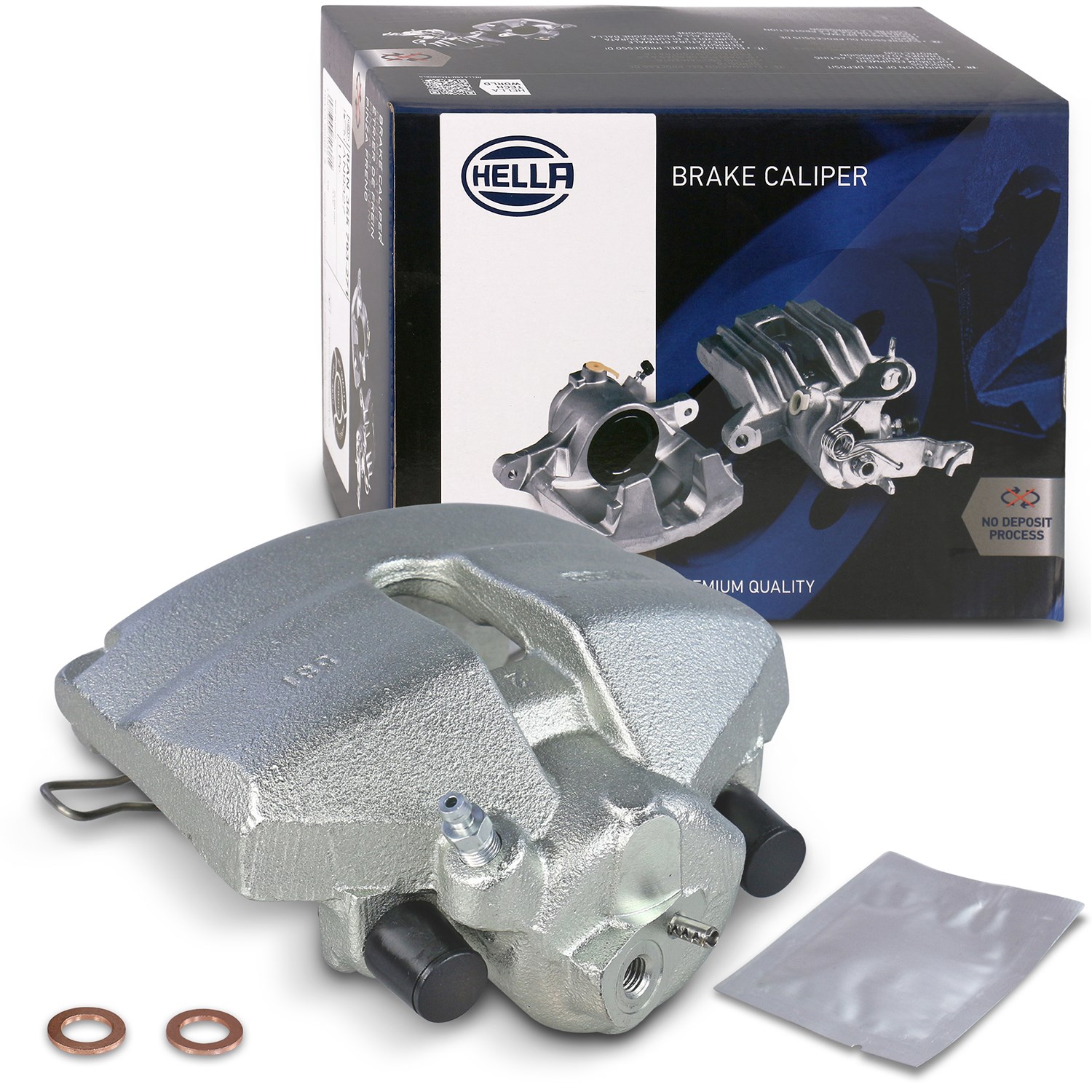 Hella Bremssattel vorne links [Hersteller-Nr. 8AN355789-171] für VW, Skoda, Seat, Audi